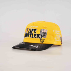 LIFE HUSTLERS hat LH DESIGNER yellow
