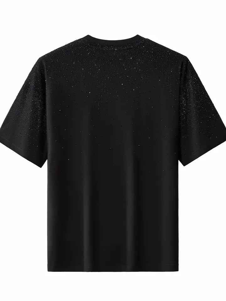 BAROCCO T-Shirt-Blkbk CPS215-Cascade Stone SsL, BLACK/BLACK