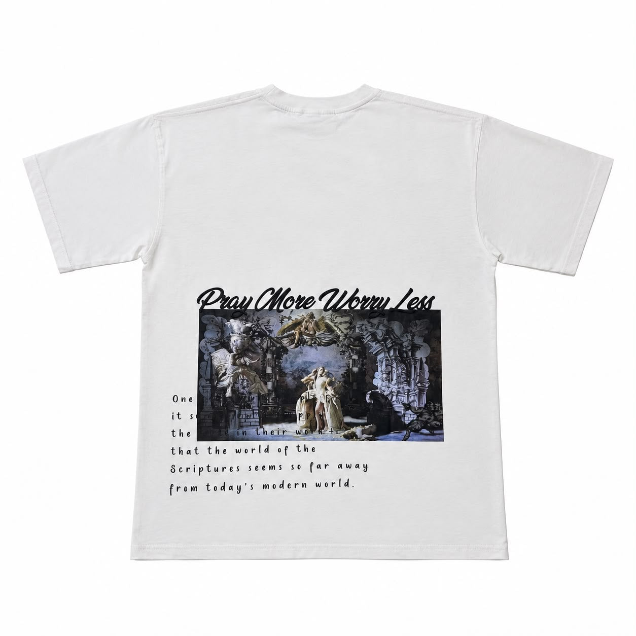 RICH GANG T-SHIRT PRAY MORE WORRY LESS