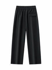 BAROCCO PANTS Kingsley Side-Tab Trousers-Black