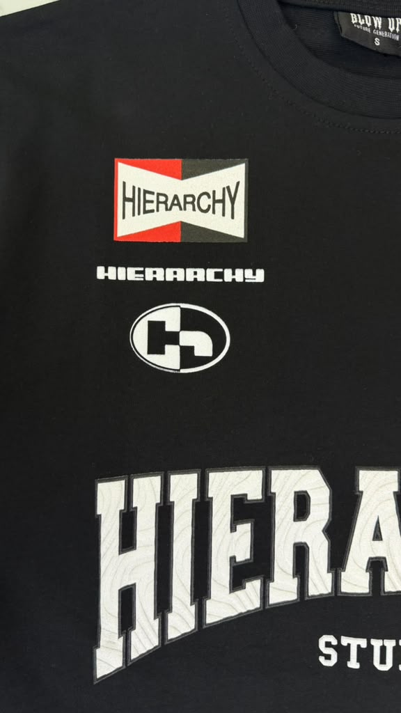 RICH GANG T-SHIRT hierarchy (#OVZ TEE, (BP8224)) black
