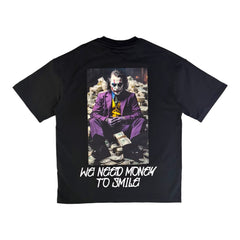 RICH GANG T-SHIRT we need money to smile (#OVZ TEE, (ESC99))