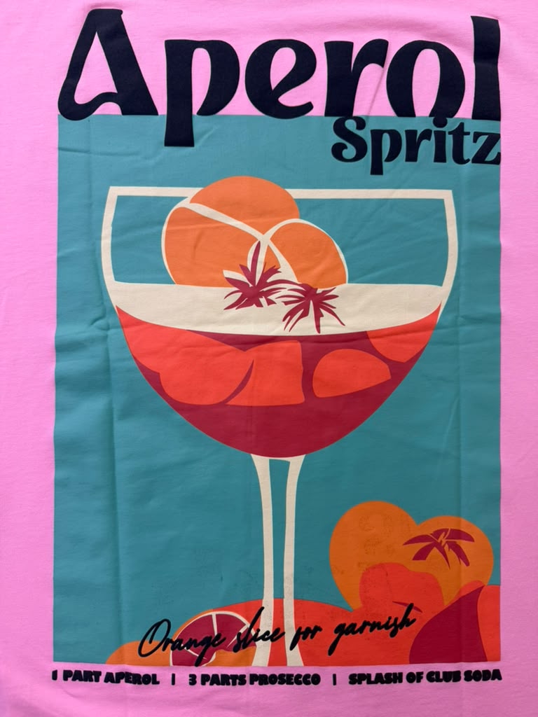 RICH GANG T-SHIRT aperol cabana (#OVZ TEE,(PL229)) PINK