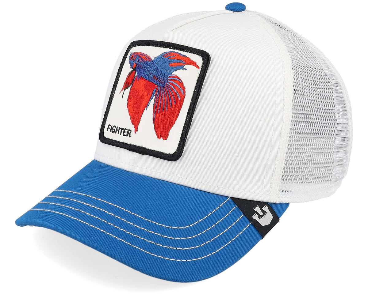 THE FARM V2 Fighter Head Sur Blanco/Azul 101-1435-BLU-O/S