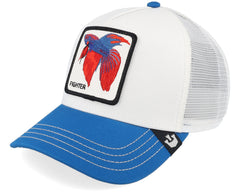 THE FARM V2 Fighter Head Sur Blanco/Azul 101-1435-BLU-O/S