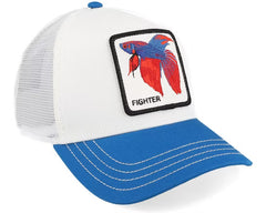 THE FARM V2 Fighter Head Sur Blanco/Azul 101-1435-BLU-O/S