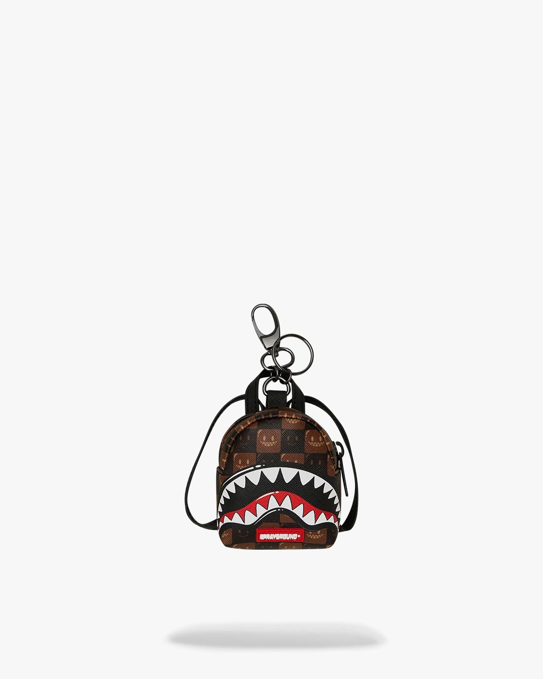 SPRAYGROUND SHARKS IN PARIS GRIN & GRIND BACKPACK KEYCHAIN