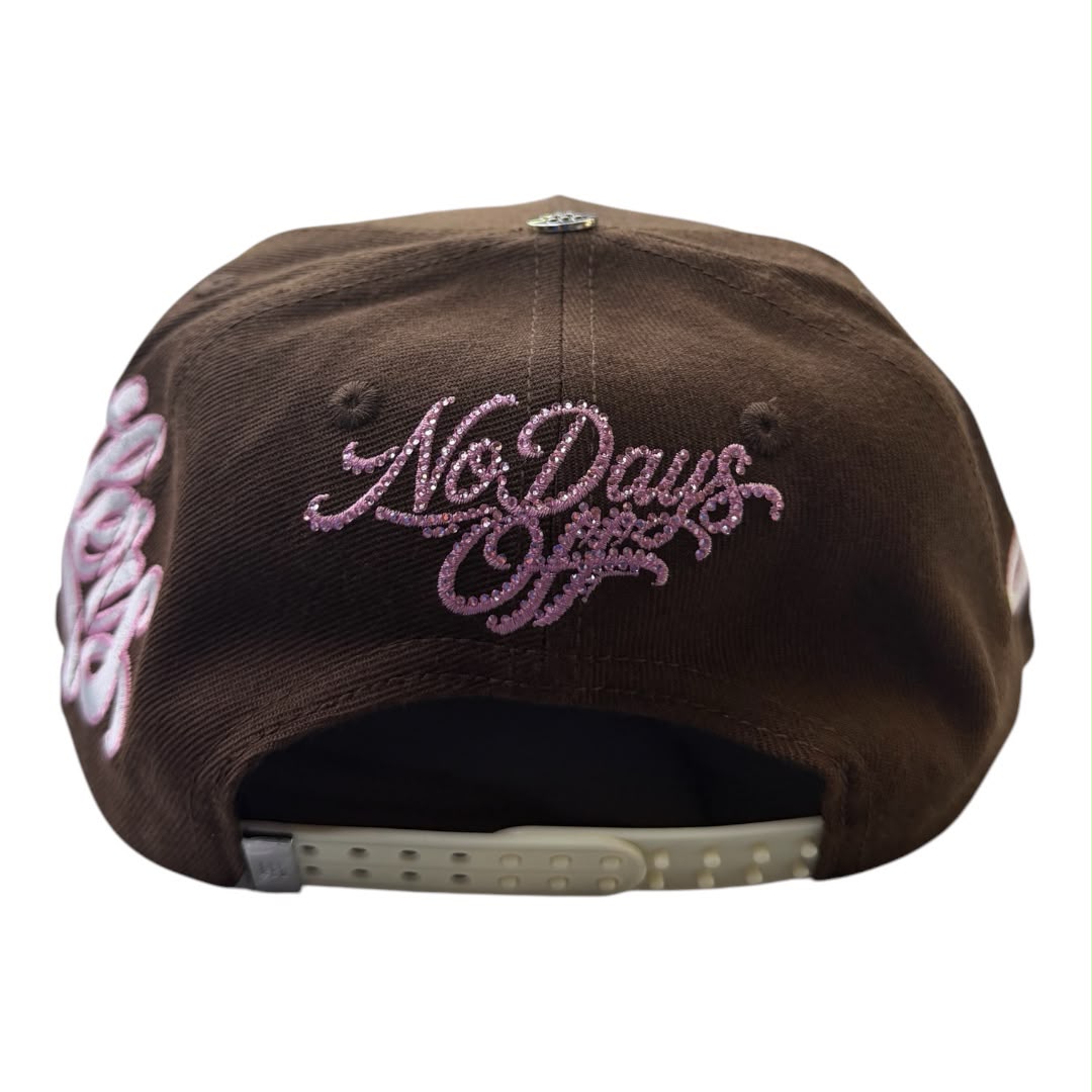 LIFE HUSTLERS HAT LH Brown/ Pink