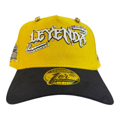 LEGENG HAT 1st Anniversary - Limited Edition Snapback Suede YELLOW/BLACK