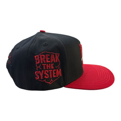 NO RULES" Snapback Cap – BLCK/RD Edition | "N" Logo