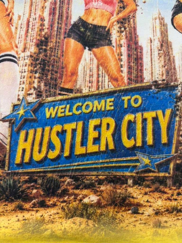 LIFE HUSTLERS t-shirt LH 'HUSTLER CITY Yellow