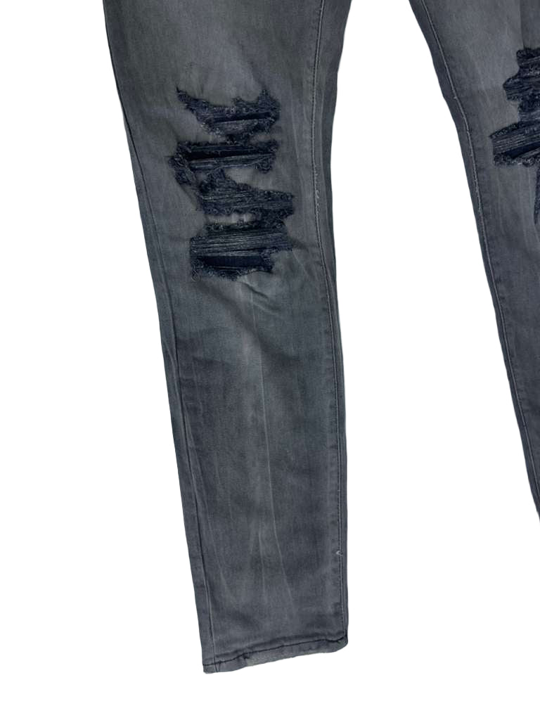 LEGACY EDITION SHREDS ON KNEES JS2294 SMOKED GREY PANTS