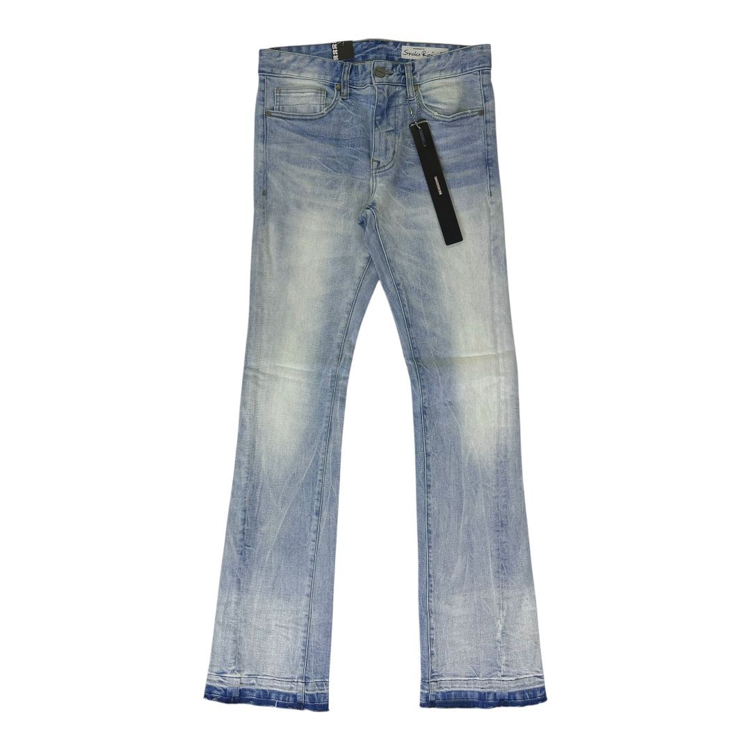 SMOKE RISE PANTS VINTAGE WASH CLEAN JEANS Style-JP25735