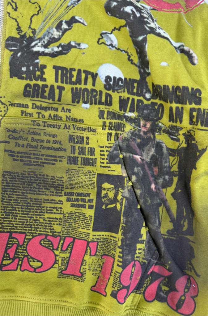 THE SYNDICATE hoodies "PEACE" ZIP UP-OLV W (SYNH_18)