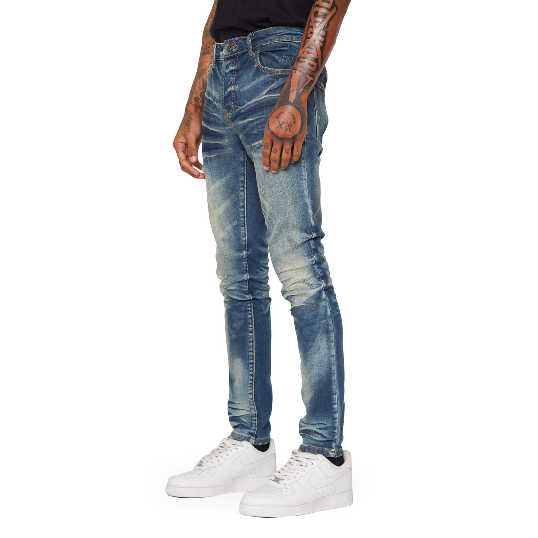 VALABASA ANGEL” BLU SPORCO SKINNY JEAN VLBS2256