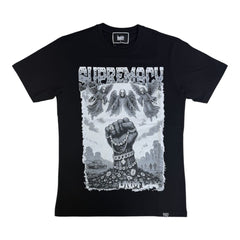 DENIMICITY RULE OR BE RULED STONE T-SHIRT DNM-2507BLACK.