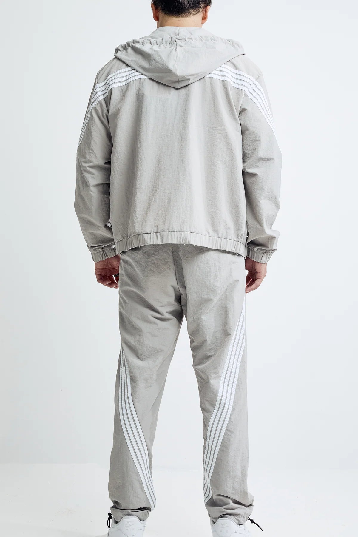 M.SOCIETY MEN'S NYLON SET GREY MS25166