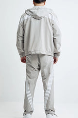 M.SOCIETY MEN'S NYLON SET GREY MS25166