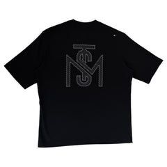 MONASTERY COUTURE GIPFEL T-SHIRT OVERSIZED MEN BLACK