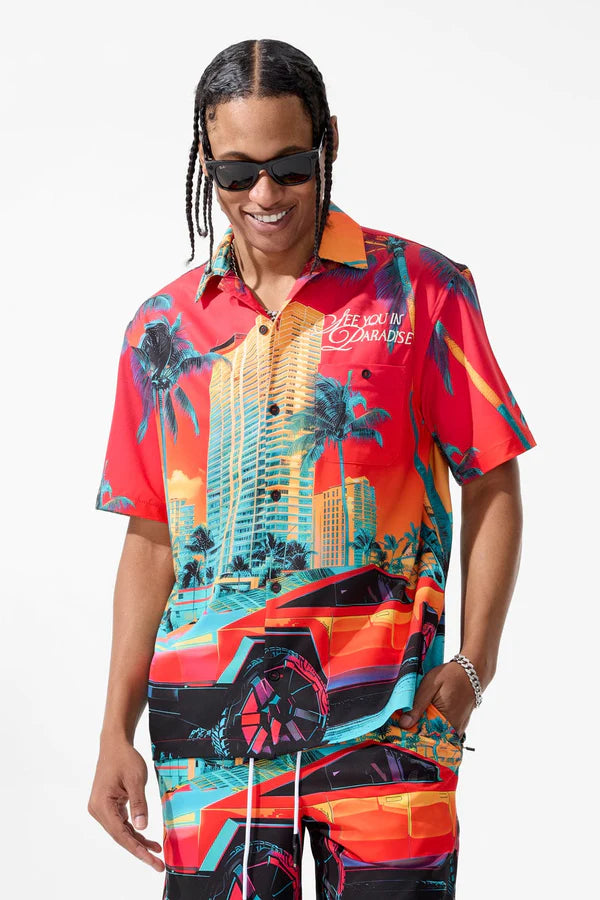 LEGACY EDITION Wanderlust S/S Party Shirt AND Shorts SET 2060,2060S MIAMI