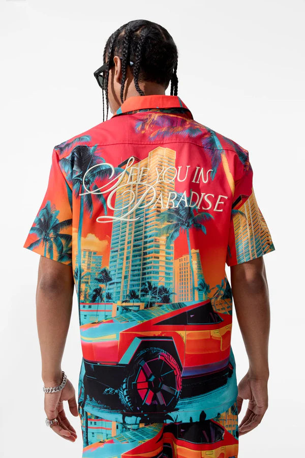 LEGACY EDITION Wanderlust S/S Party Shirt AND Shorts SET 2060,2060S MIAMI