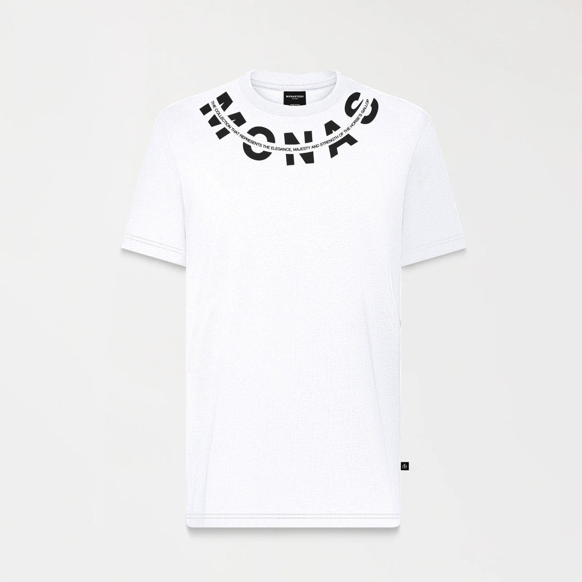 MONASTERY COUTURE UTAH T-SHIRT MEN WHITE