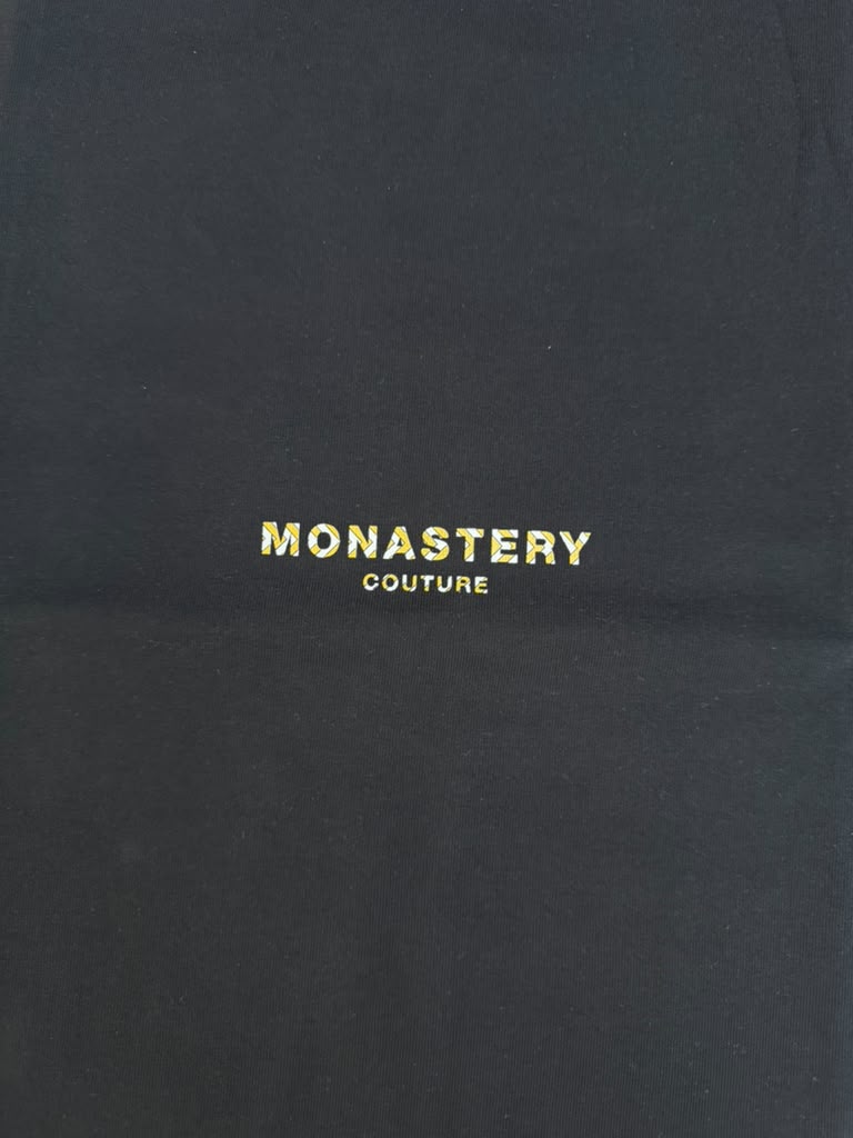 MONASTERY COUTURE BOUKER T-SHIRT MEN BLACK