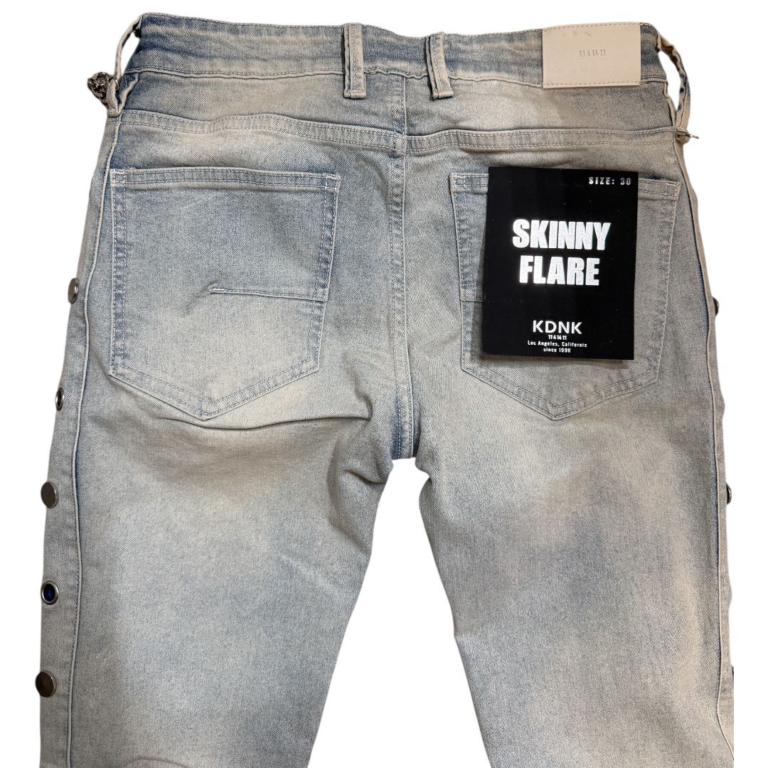 KDNK STUDDED JEANS KND4914-LT.BLUE