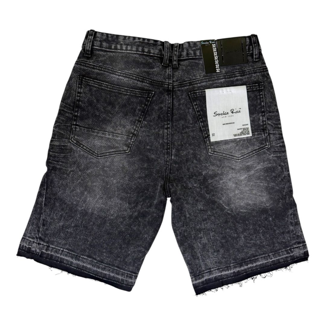 SMOKE RISE shorts  SUN BLEACHED EFFECT COLORED/CHAOS BLACK