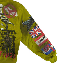 THE SYNDICATE hoodies "PEACE" ZIP UP-OLV W (SYNH_18)