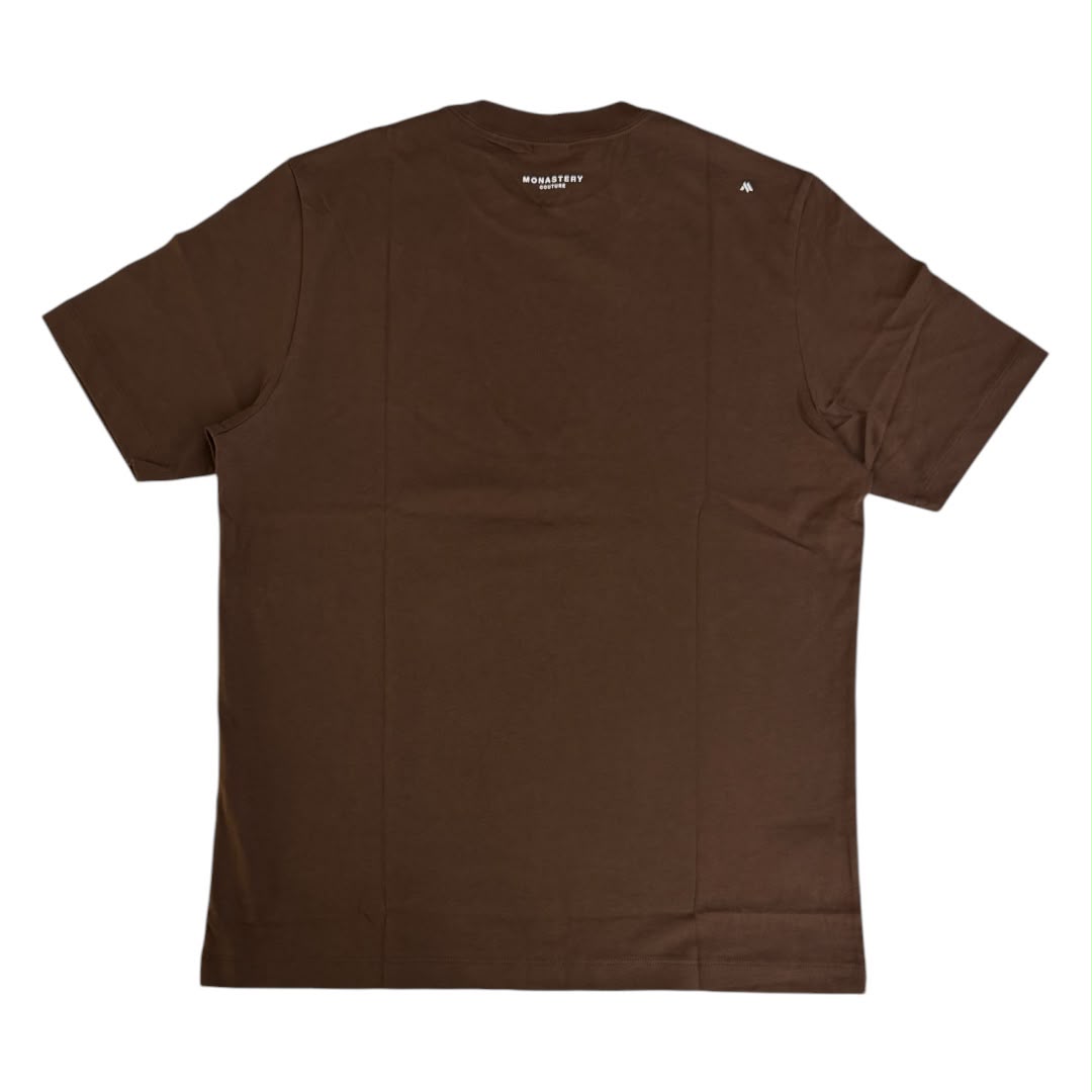 MONASTERY COUTURE DOMUS T-SHIRT MEN BROWN