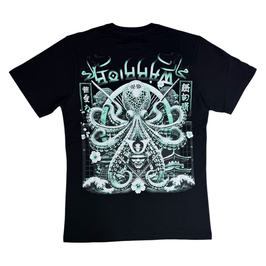 DENIMICITY WARRIOR OF THE SEAS STONED OUT T-SHIRT DNM-2502BLACK
