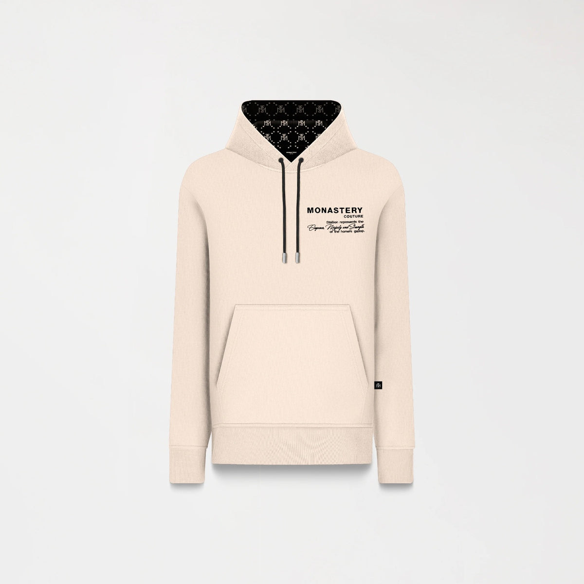 MONASTERY COUTURE BACKTON HOODIE MEN IRISH CREAM