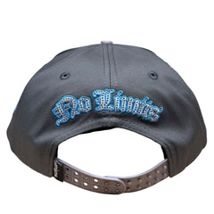 NO RULES" Snapback Cap – gray-blue Edition | "N" Logo