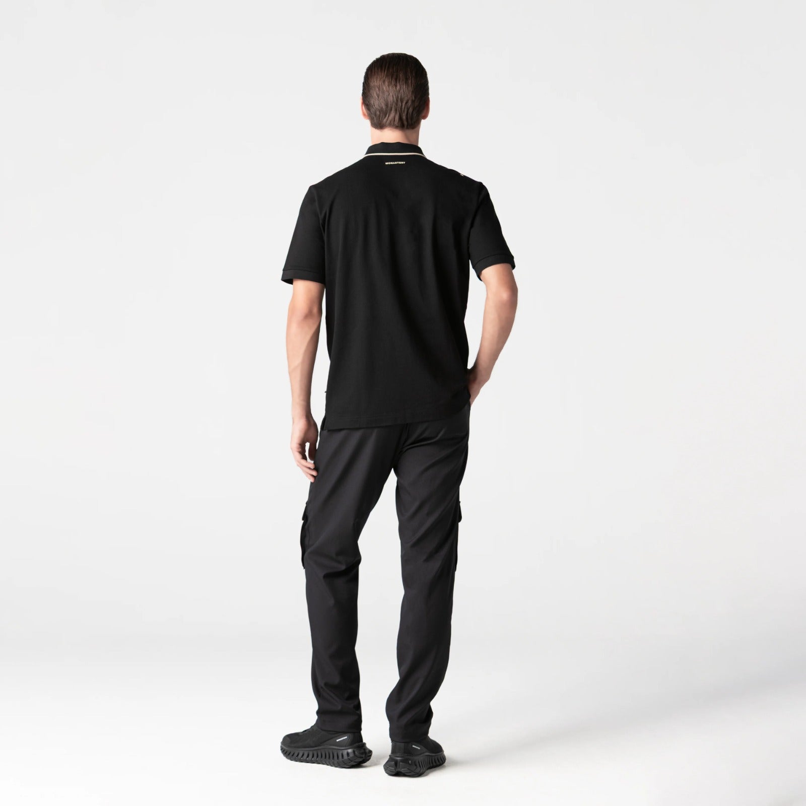 MONASTERY COUTURE CLIVUS POLO MEN BLACK