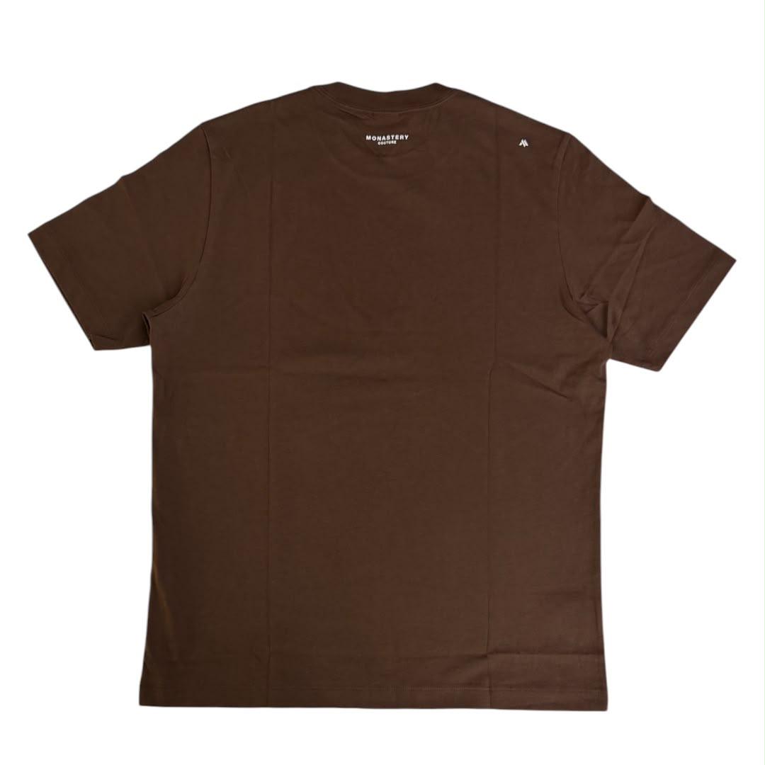 MONASTERY COUTURE DOMUS T-SHIRT MEN BROWN