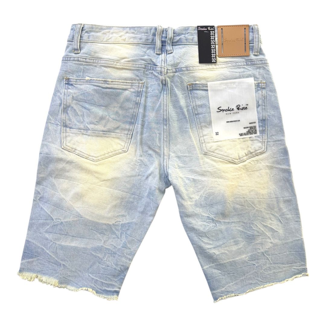 SMOKE RISE DENIM SHORTS Style JS24109 PEYTON/BLUE