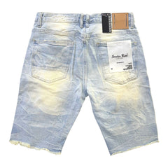 SMOKE RISE DENIM SHORTS Style JS24109 PEYTON/BLUE