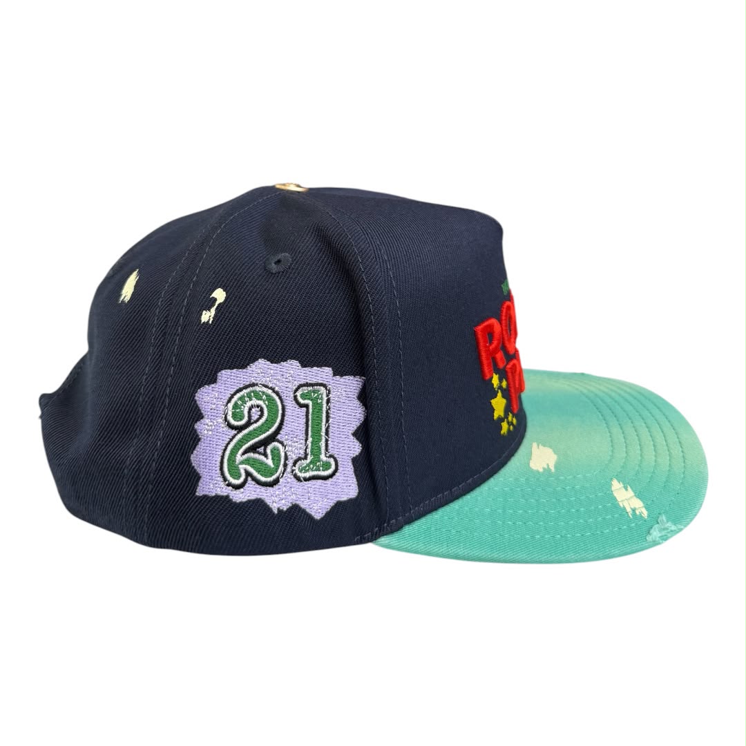 ROUGHPLAY HAT VINTAGE SNAPBACK (BLUE/GREEN