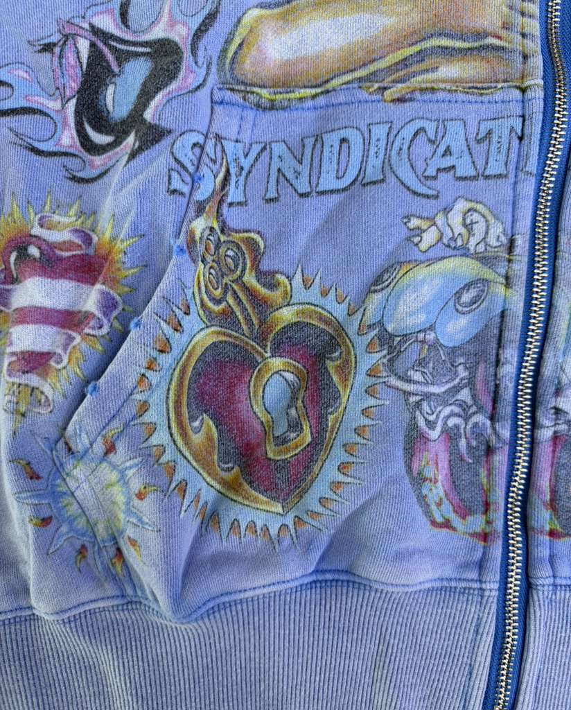 THE SYNDUCATE hoodies  "FAITH" ZIP UP- BBY W (SYNH_16 (3))