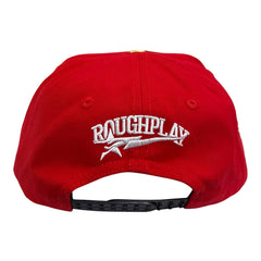 ROUGHPLAY HAT (RED/BLACK BANDAID SNAPBACK)