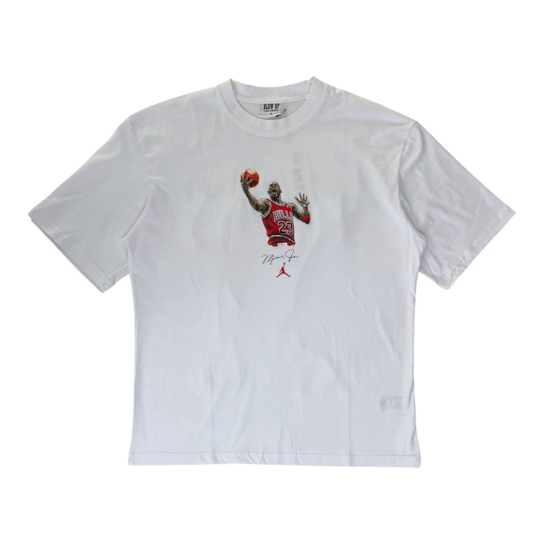 RICH GANG T-SHIRTS MICHAEL JORDAN BULLS (#OVZ TEE, (BP455))
