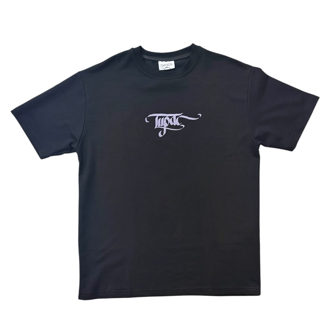 TRICH GANG T-SHIRT tupac (#OVZ TEE,(GG903)) black