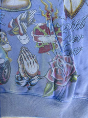 THE SYNDUCATE hoodies  "FAITH" ZIP UP- BBY W (SYNH_16 (3))