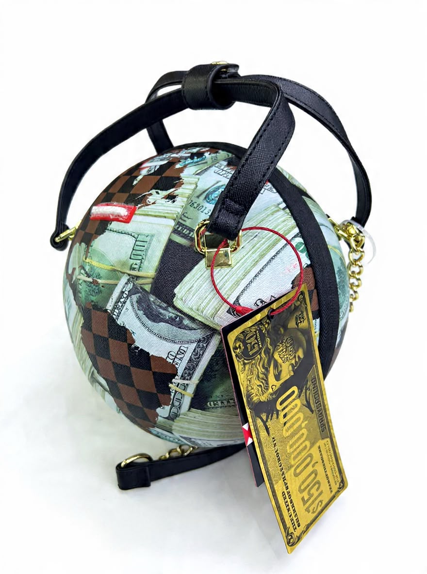 SPRAYGROUND  globe bag limited edition money