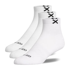 ODD SOX3 pack mens socks basix quater white