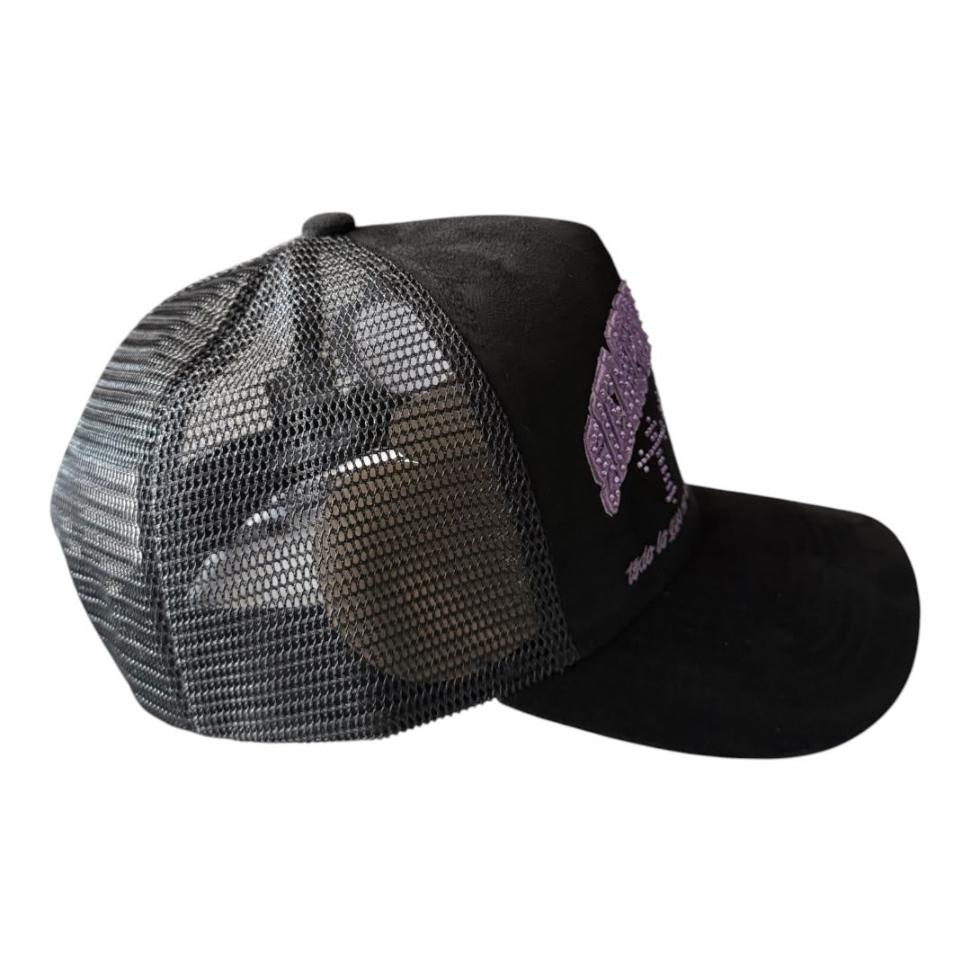 REYES HAT siempre con dios black/purple