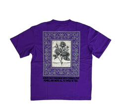 RICH GANG T-SHIRTS purple COURAGE (#OVZ TEE, (BP218))