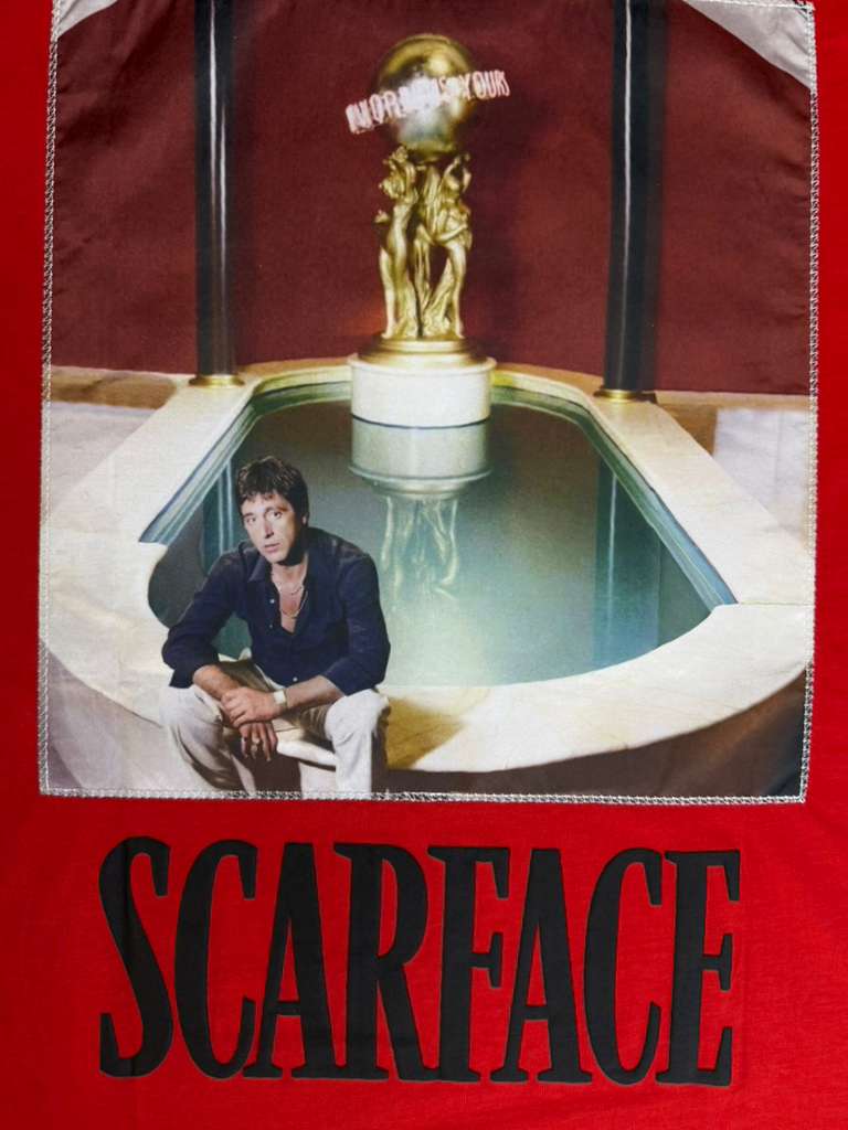 RICH GANG T-SHIRTS SCARFACE (# OVZ TEE, (BP11))
