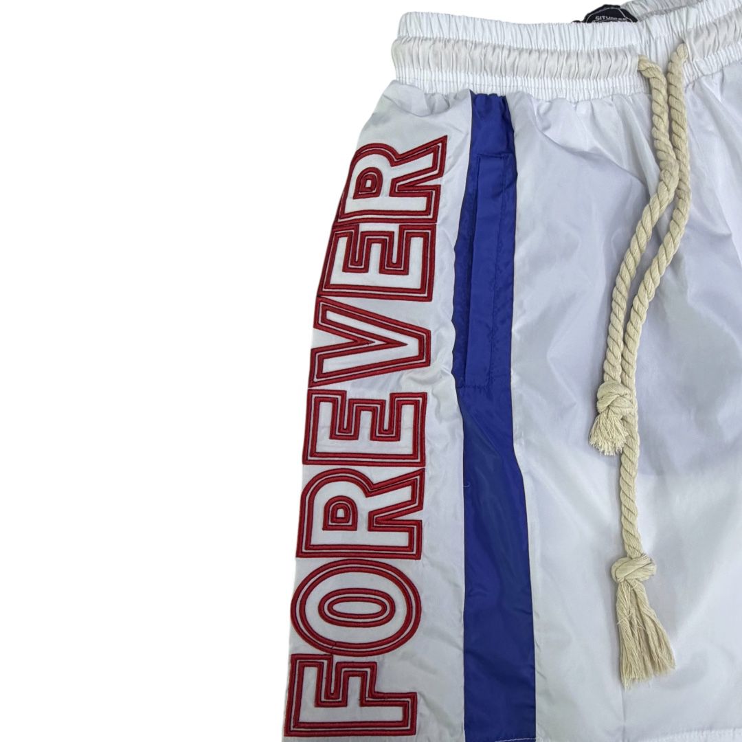 FOREVERSITUATED fs short set white/blue